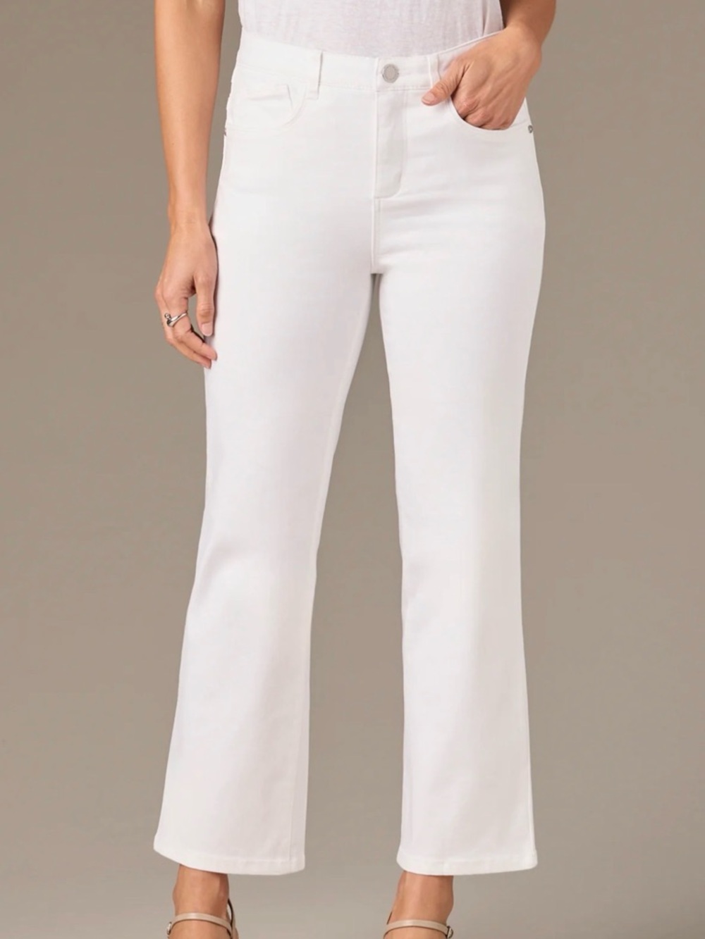 Wit & Wisdom White Stretch Bootcut Jeans